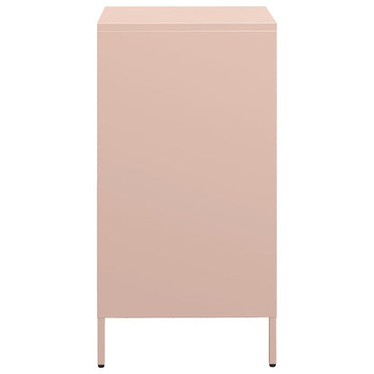 Credenza Rosa 35x39x73,5 cm in Acciaio Laminato a Freddo - homemem39