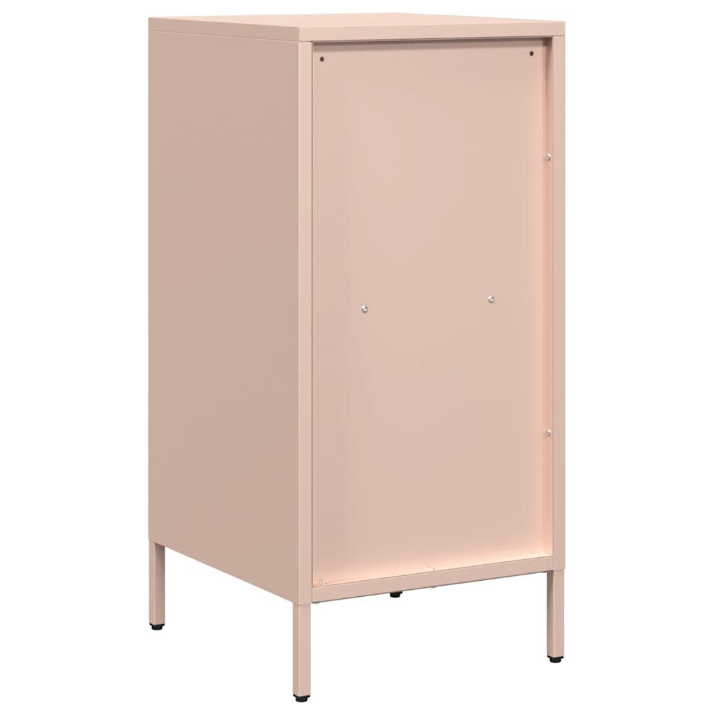 Credenza Rosa 35x39x73,5 cm in Acciaio Laminato a Freddo - homemem39