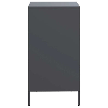 Credenza Antracite 35x39x73,5 cm in Acciaio Laminato a Freddo - homemem39