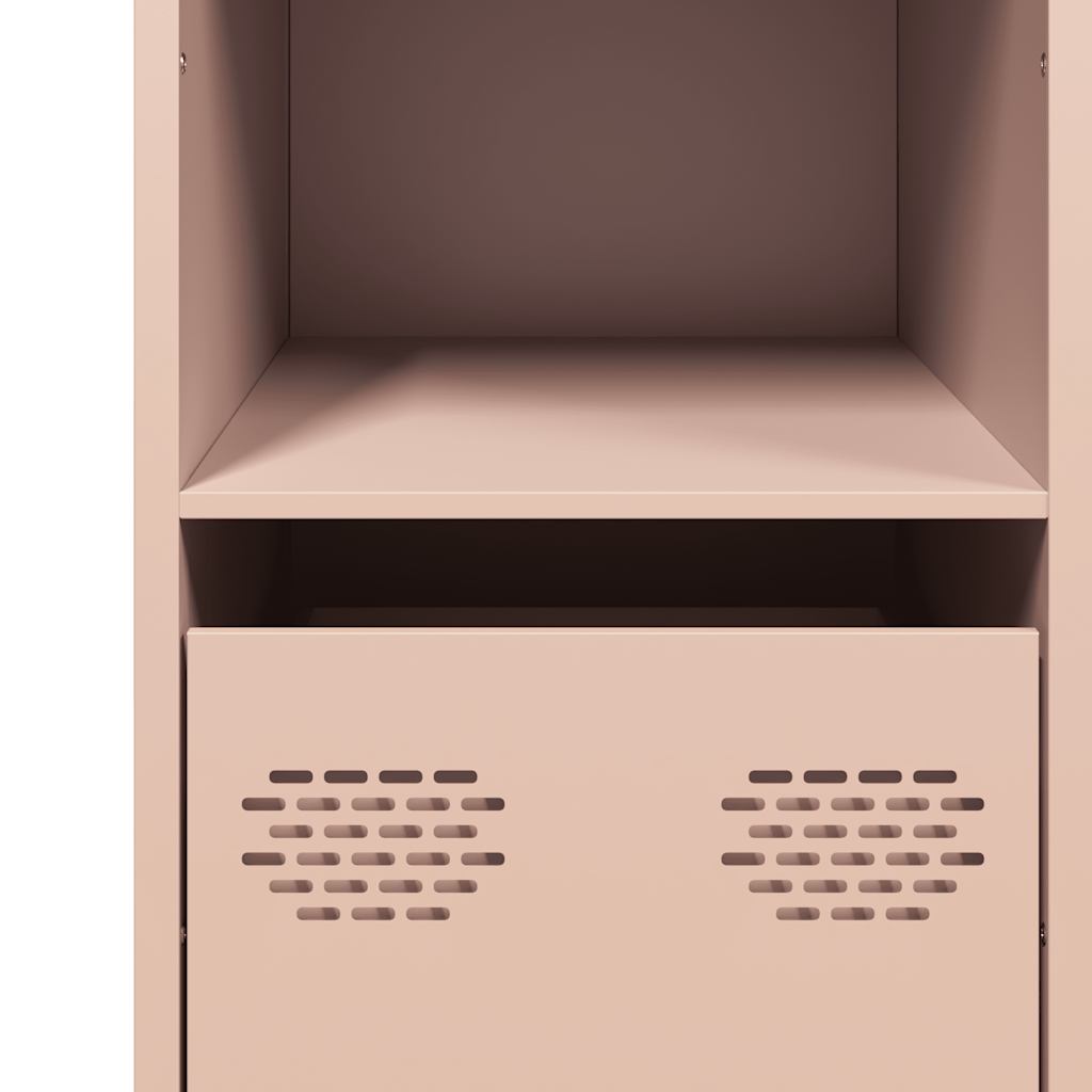 Credenza Rosa 101,5x39x73,5 cm in Acciaio Laminato a Freddo - homemem39