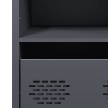 Credenza Antracite 35x39x103,5 cm Acciaio - homemem39