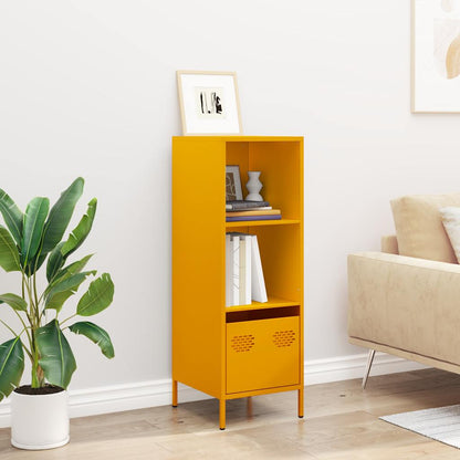 Credenza Giallo Senape 35x39x103,5 cm in Acciaio - homemem39