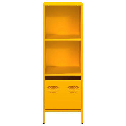 Credenza Giallo Senape 35x39x103,5 cm in Acciaio - homemem39