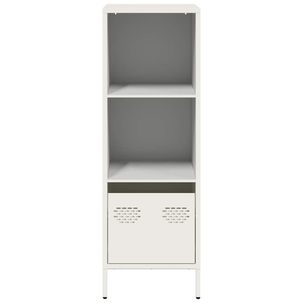 Credenza Bianca 35x39x103,5 cm in Acciaio - homemem39