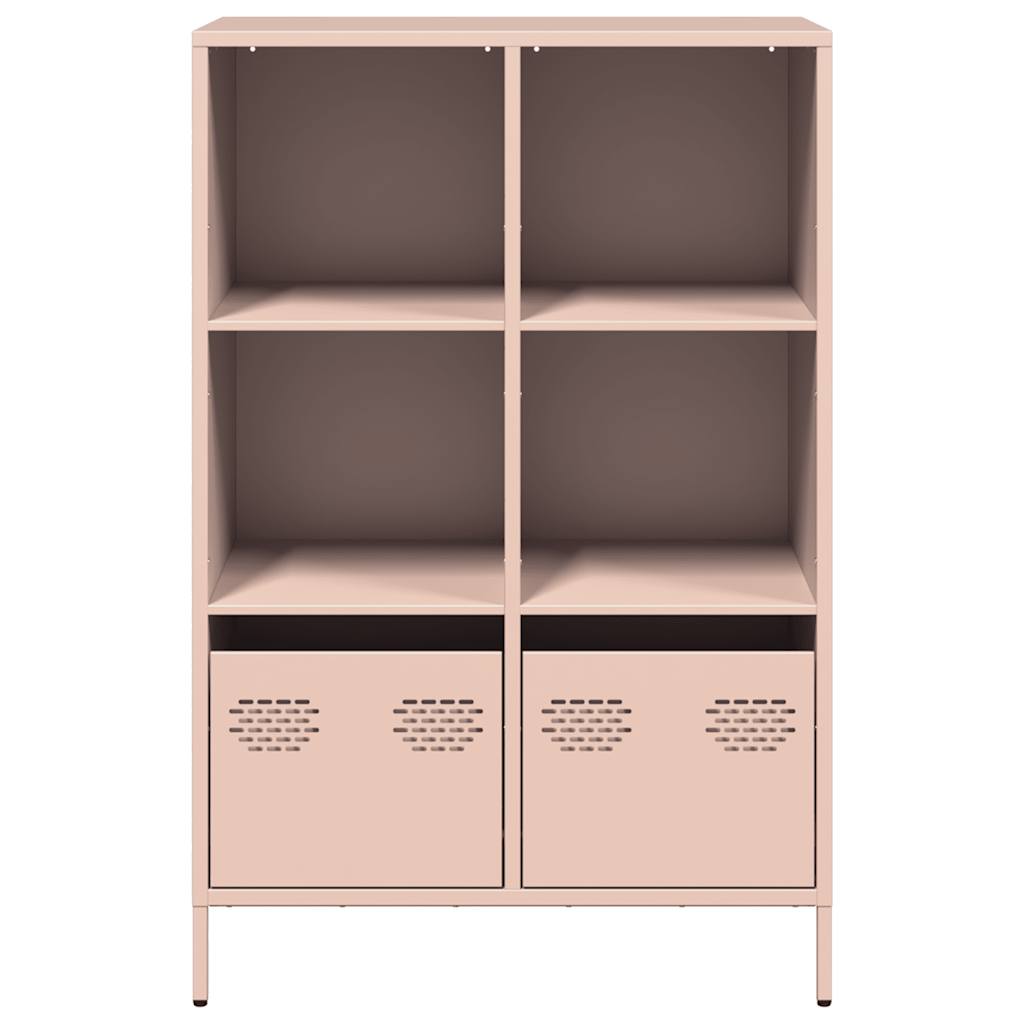 Credenza Rosa 68x39x103,5 cm in Acciaio - homemem39