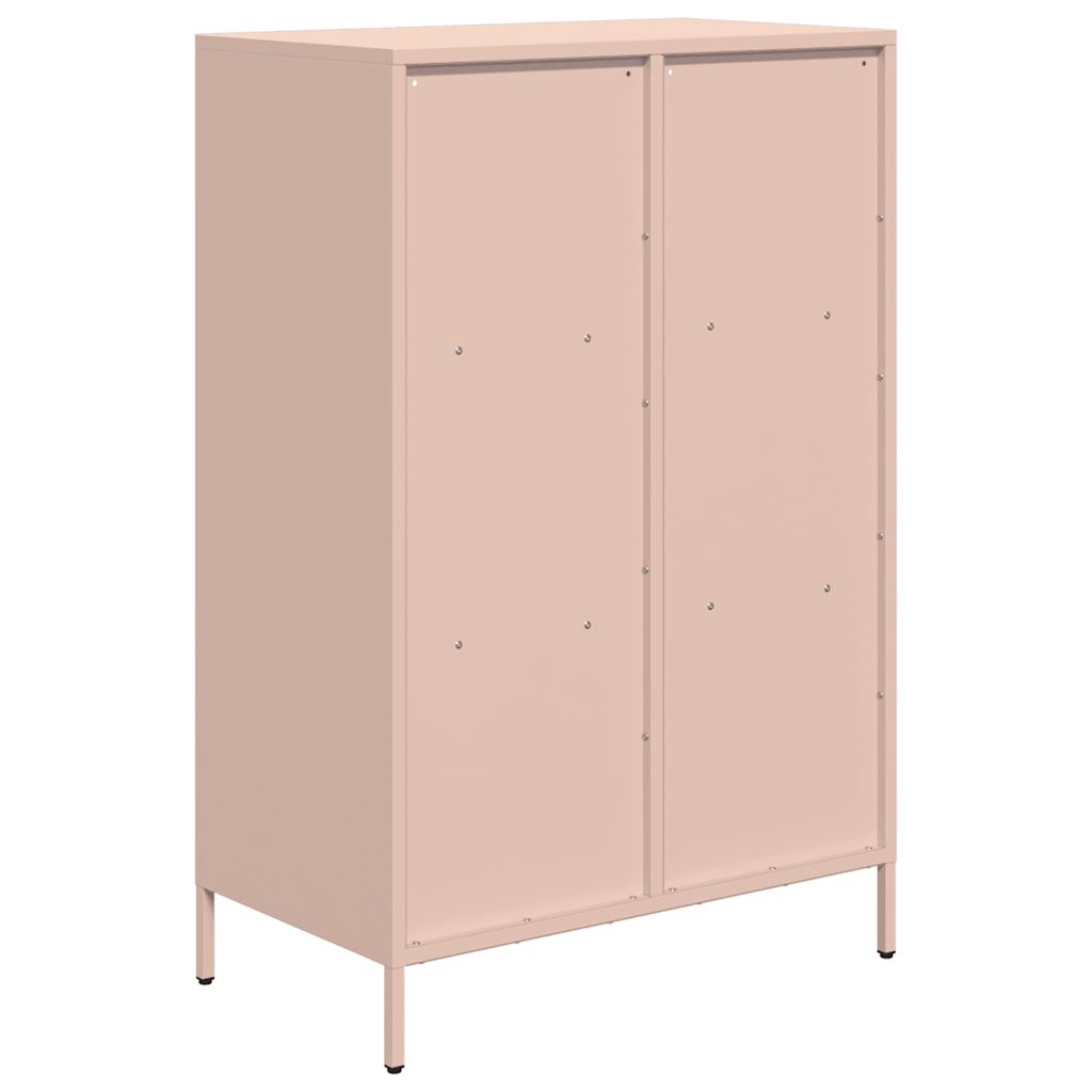 Credenza Rosa 68x39x103,5 cm in Acciaio - homemem39