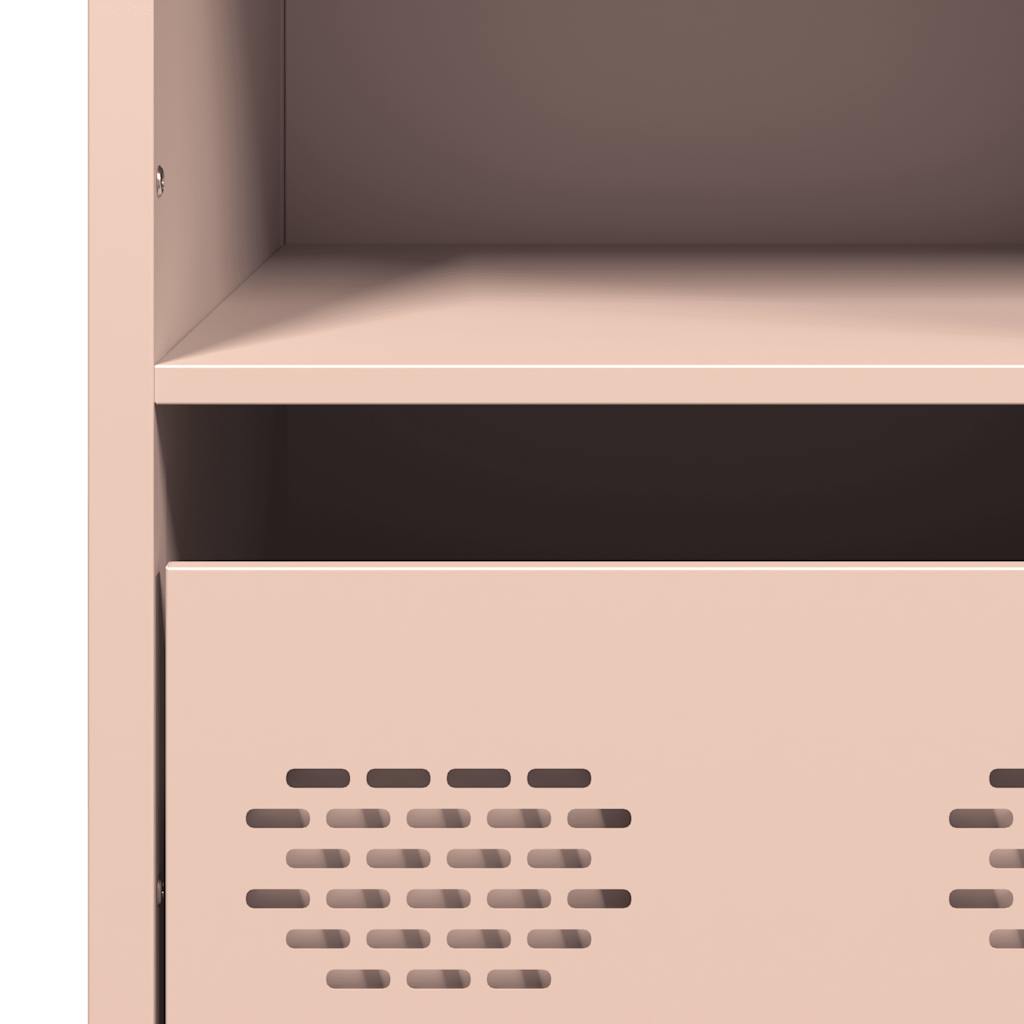 Credenza Rosa 68x39x103,5 cm in Acciaio - homemem39