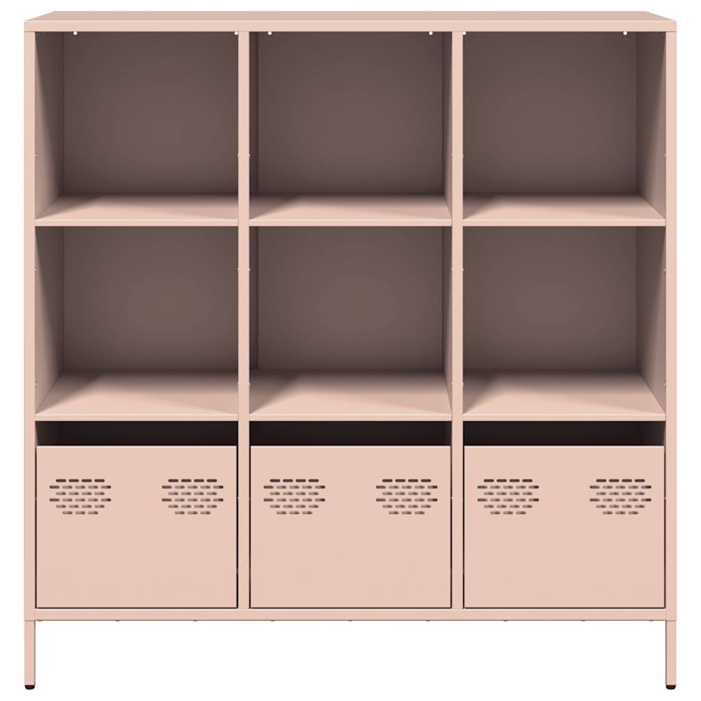 Credenza Rosa 101,5x39x103,5 cm in Acciaio - homemem39