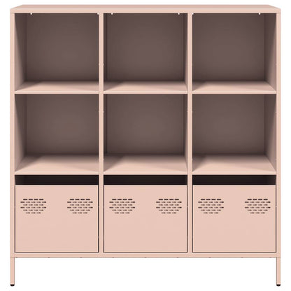 Credenza Rosa 101,5x39x103,5 cm in Acciaio - homemem39