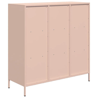 Credenza Rosa 101,5x39x103,5 cm in Acciaio - homemem39