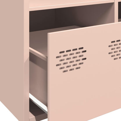Credenza Rosa 101,5x39x103,5 cm in Acciaio - homemem39