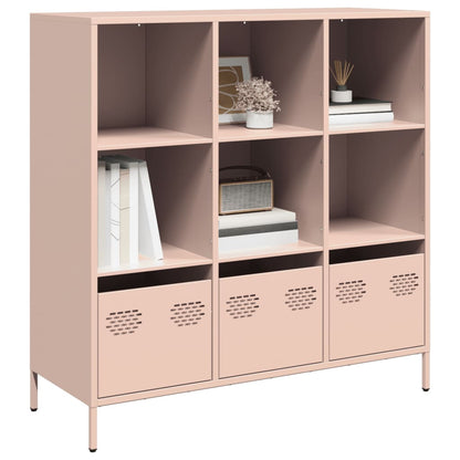 Credenza Rosa 101,5x39x103,5 cm in Acciaio - homemem39