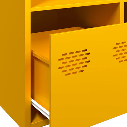 Credenza Giallo Senape 101,5x39x103,5 cm in Acciaio - homemem39