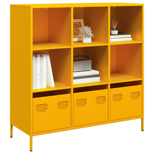 Credenza Giallo Senape 101,5x39x103,5 cm in Acciaio - homemem39