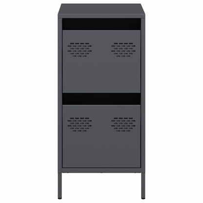 Credenza Antracite 35x39x73,5 cm in Acciaio Laminato a Freddo - homemem39