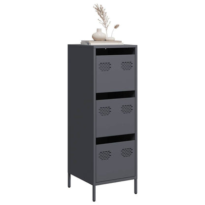 Credenza Antracite 39x35x103,5 cm Acciaio - homemem39