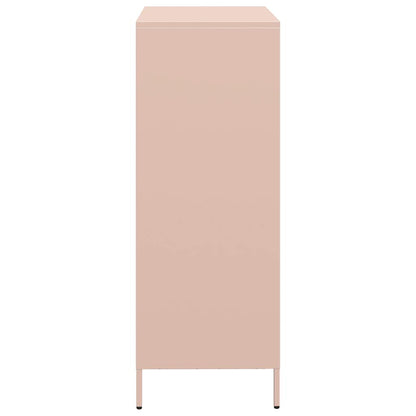 Credenza Rosa 68x39x103,5 cm in Acciaio - homemem39