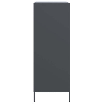 Credenza Antracite 68x39x103,5 cm Acciaio - homemem39
