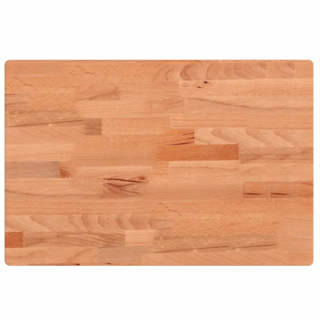 Ripiano a Parete per Lavabo in Acciaio e Massello di Faggio | homemem39