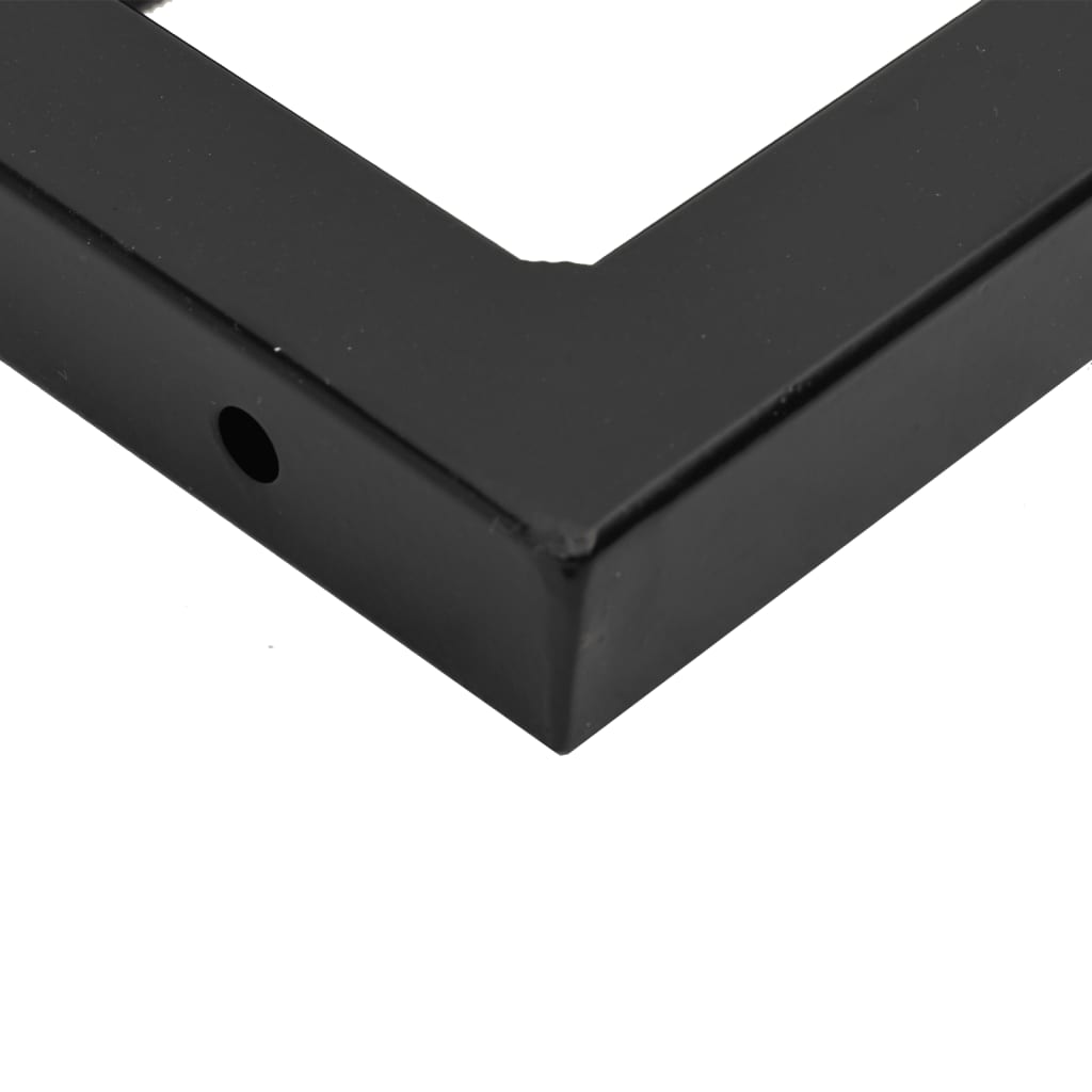 Ripiano a Parete per Lavabo in Acciaio e Massello di Faggio | homemem39