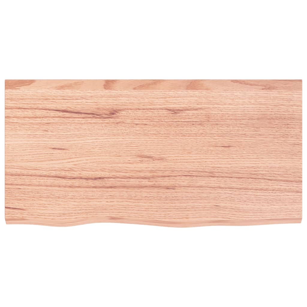 Ripiano a Parete per Lavabo in Acciaio e Massello di Rovere | homemem39