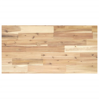Ripiano a Parete per Lavabo in Acciaio e Massello di Acacia | homemem39