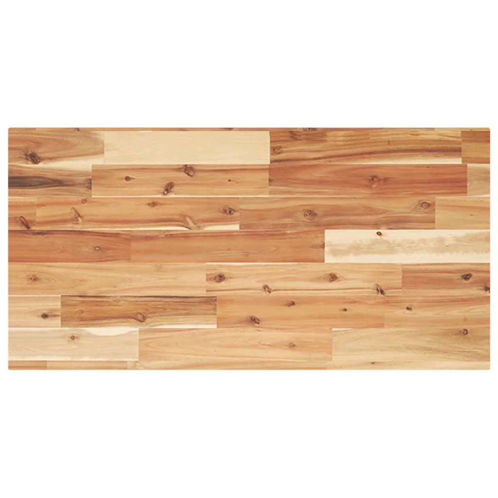 Ripiano a Parete per Lavabo in Acciaio e Massello di Acacia | homemem39