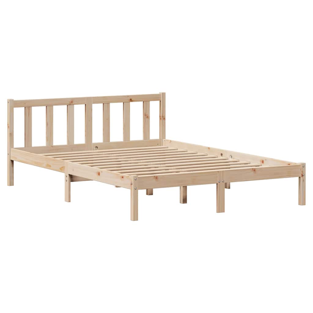 Letto senza Materasso 120x200 cm in Legno Massello di Pino