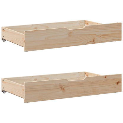Letto senza Materasso 90x200 cm in Legno Massello di Pino