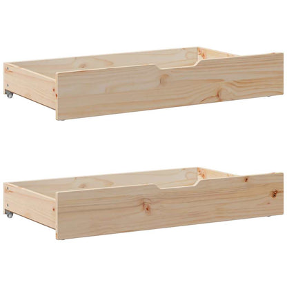 Letto senza Materasso 180x200 cm in Legno Massello di Pino