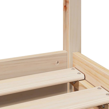 Letto senza Materasso 180x200 cm in Legno Massello di Pino