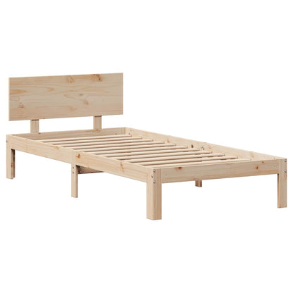 Giroletto con Cassetti 75x190 cm in Legno Massello di Pino