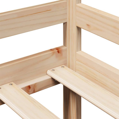 Dormeuse con Cassetti 90x190 cm in Legno Massello Pino