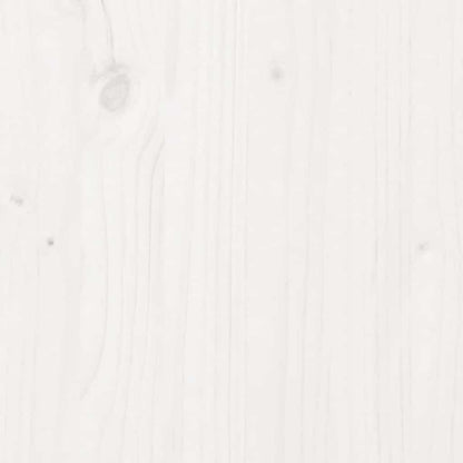 Dormeuse con Cassetti Bianco 90x200 cm Legno Massello di Pino | homemem39