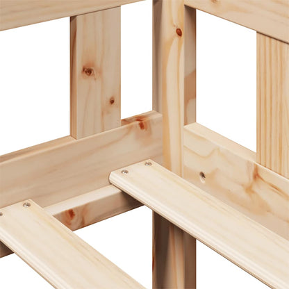 Dormeuse con Cassetti 80x200 cm in Legno Massello di Pino