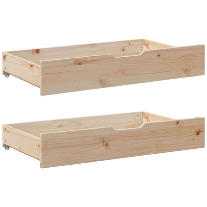 Dormeuse con Cassetti 90x200 cm Legno Massello Pino