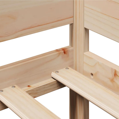 Dormeuse con Cassetti 90x200 cm Legno Massello Pino