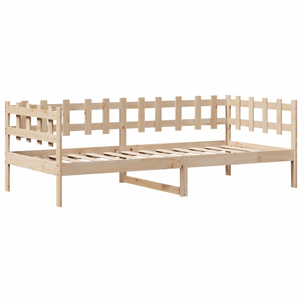 Dormeuse con Cassetti 90x190 cm in Legno Massello Pino | homemem39