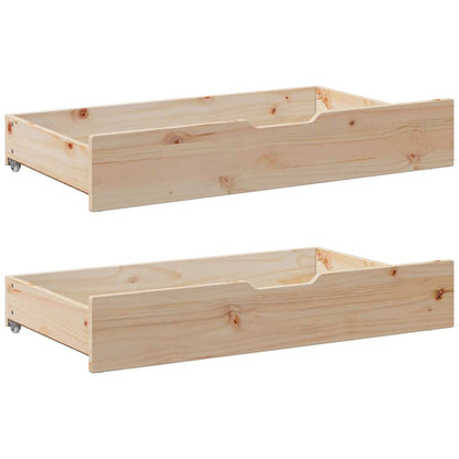 Dormeuse con Cassetti 90x190 cm in Legno Massello Pino