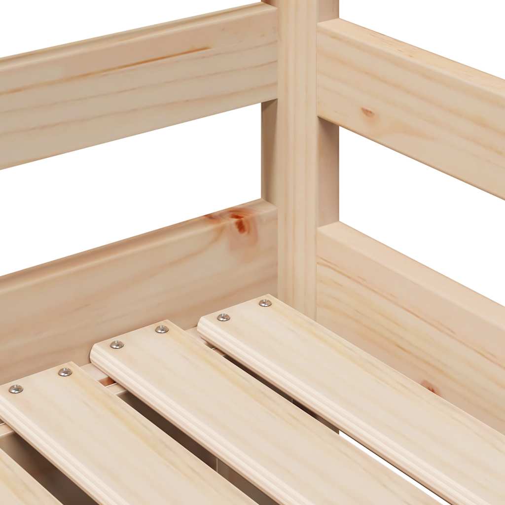 Dormeuse con Cassetti 90x200 cm Legno Massello Pino - homemem39