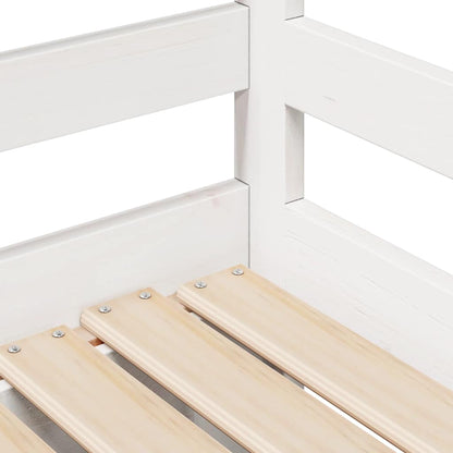 Letto Estraibile con Cassetti senza Materasso Bianco 90x190 cm | homemem39