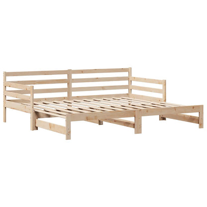 Divano Letto Estraibile con Cassetti senza Materasso 90x200 cm | homemem39