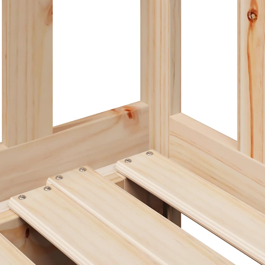 Divano Letto Estraibile con Cassetti senza Materasso 80x200 cm - homemem39