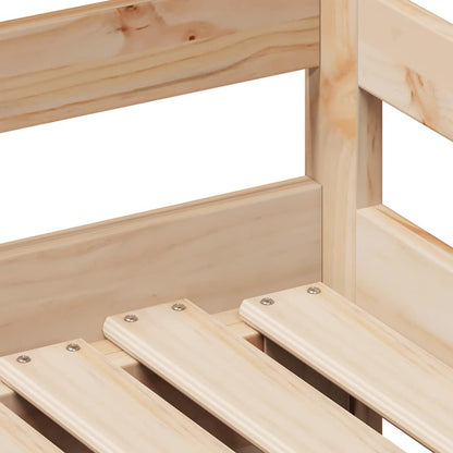 Dormeuse con Cassetti 90x200 cm Legno Massello Pino - homemem39