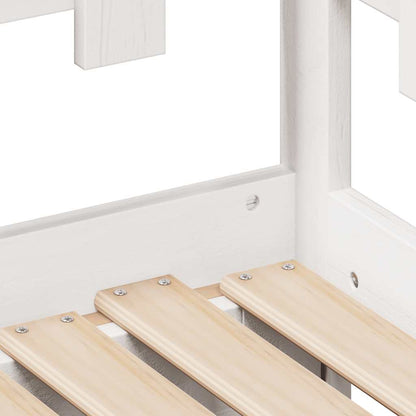 Letto Estraibile con Cassetti senza Materasso Bianco 90x190 cm - homemem39