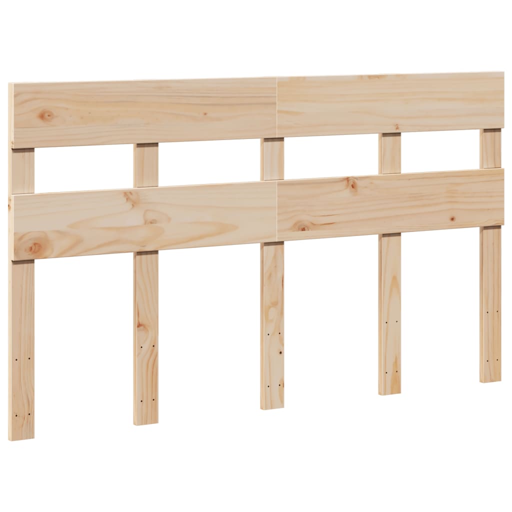 Letto senza Materasso 150x200 cm in Legno Massello di Pino | homemem39