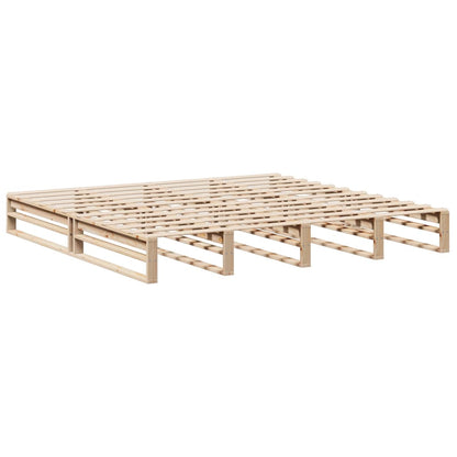 Letto senza Materasso 180x200 cm in Legno Massello di Pino | homemem39
