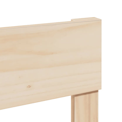 Letto senza Materasso 200x200 cm in Legno Massello di Pino | homemem39