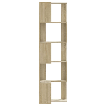 Libreria Angolare 5Ripiani Rovere Sonoma 50x50x179 cm Legno | homemem39