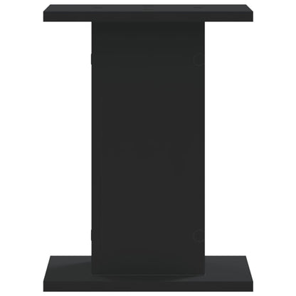 Supporti Altoparlanti 2 pz Neri 30x30x40cm in Legno Multistrato - homemem39